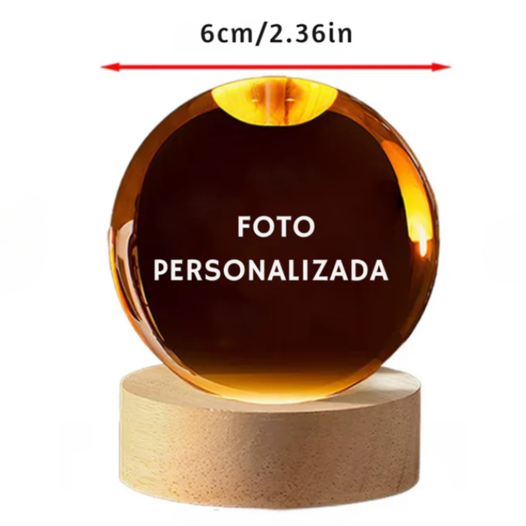 Esfera 3D personalizada con tu foto